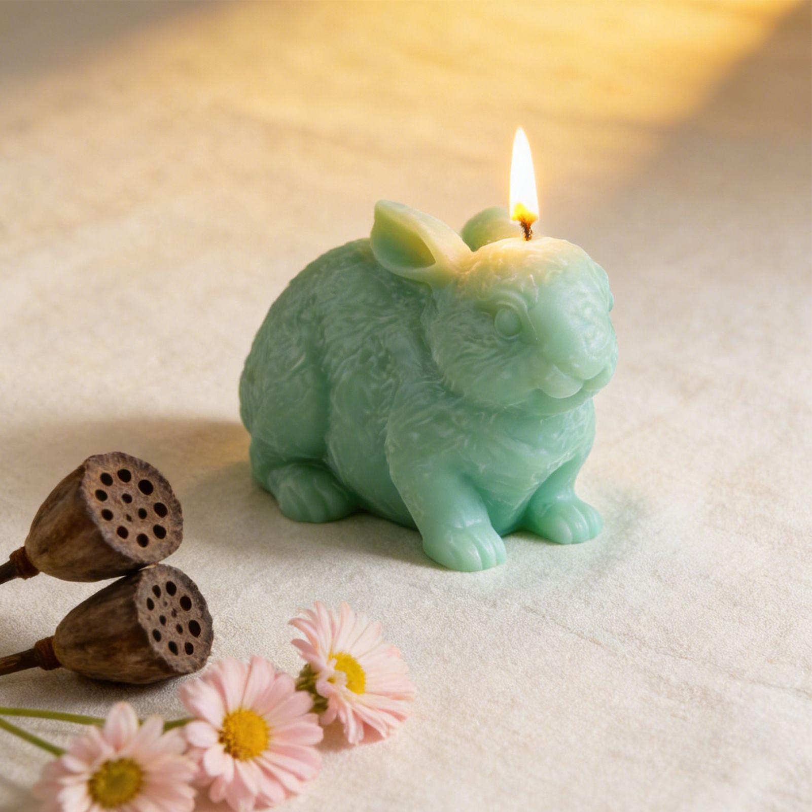 Soap Making Friends - Molde de silicona de conejito, molde