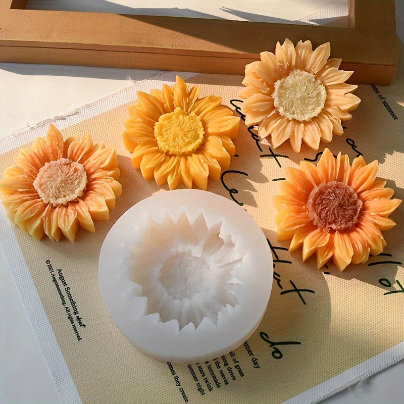 Soap Making Guide - Molde de Silicona 3D de Girasol