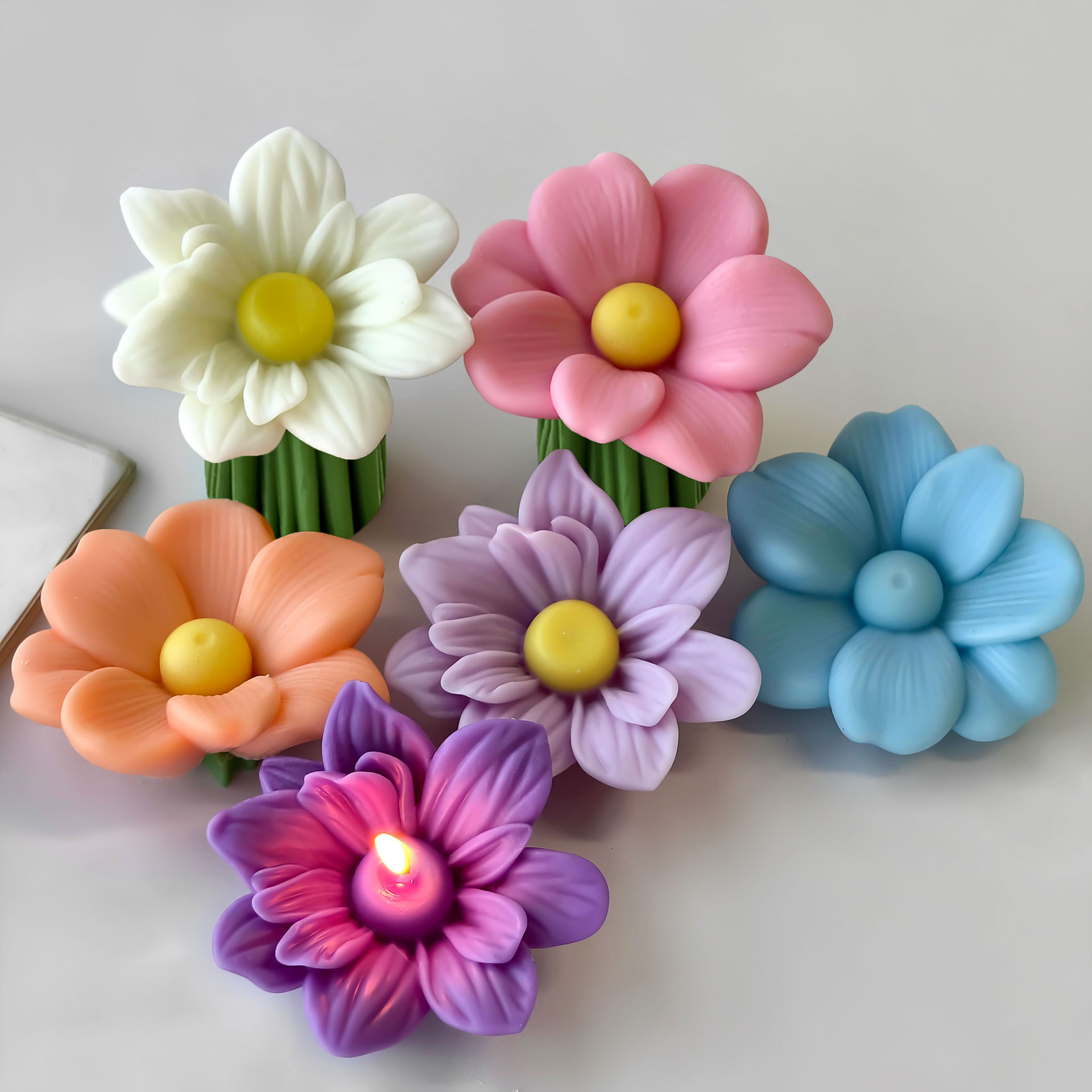 DIY flores Aroma vela molde de - Soap Making Essentials reseña y precio