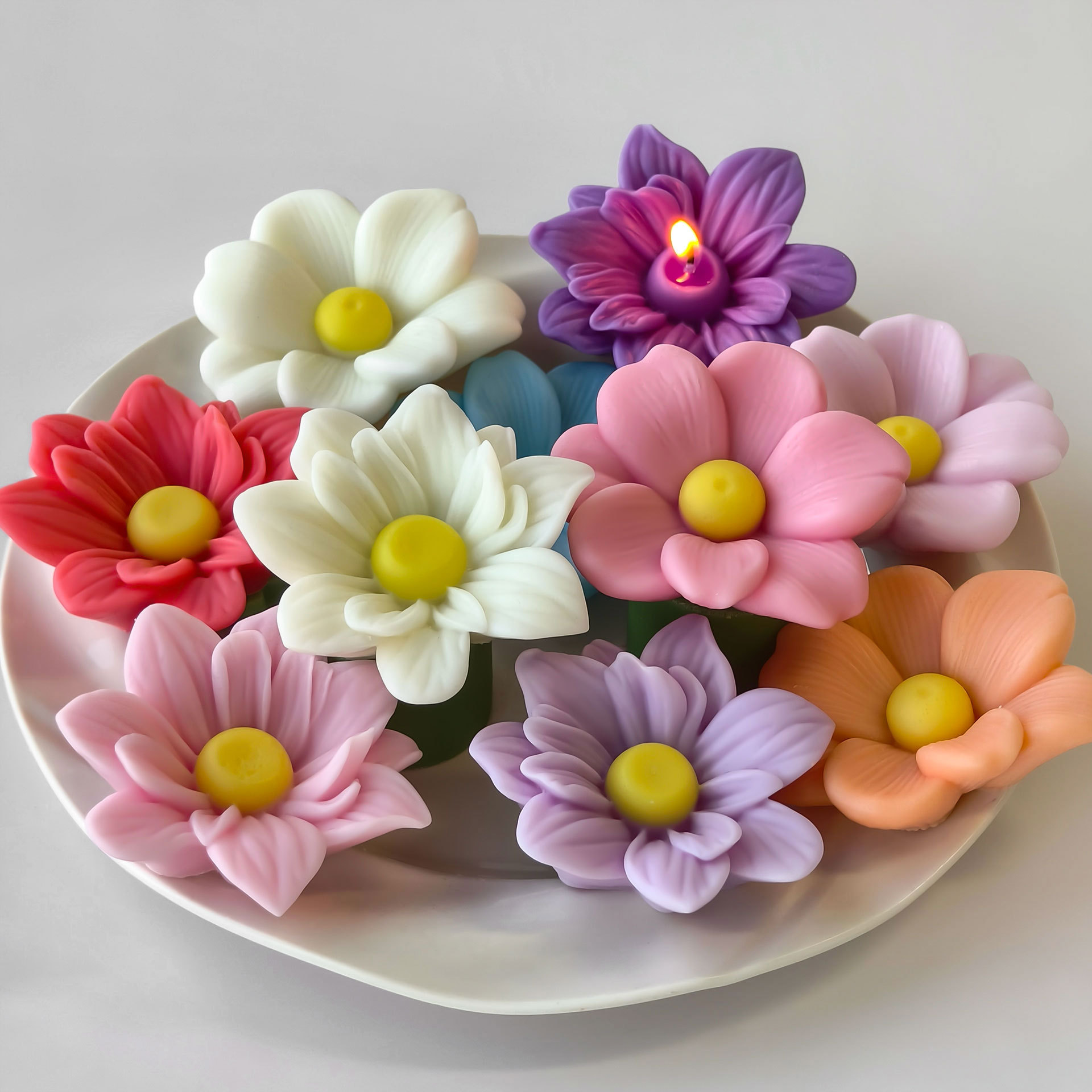 DIY flores Aroma vela molde de - Soap Making Essentials reseña y precio