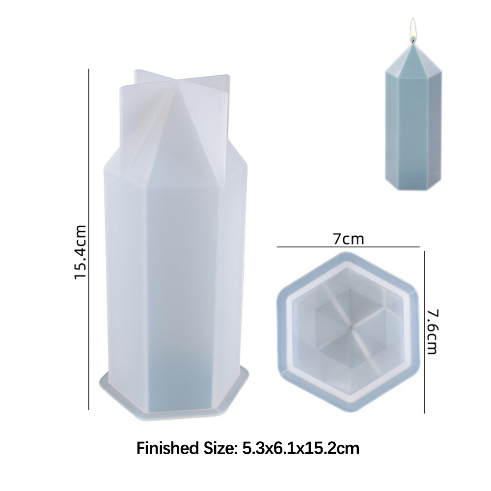 Moldes de vela de columna Hexa - Soap Making Essentials reseña y precio