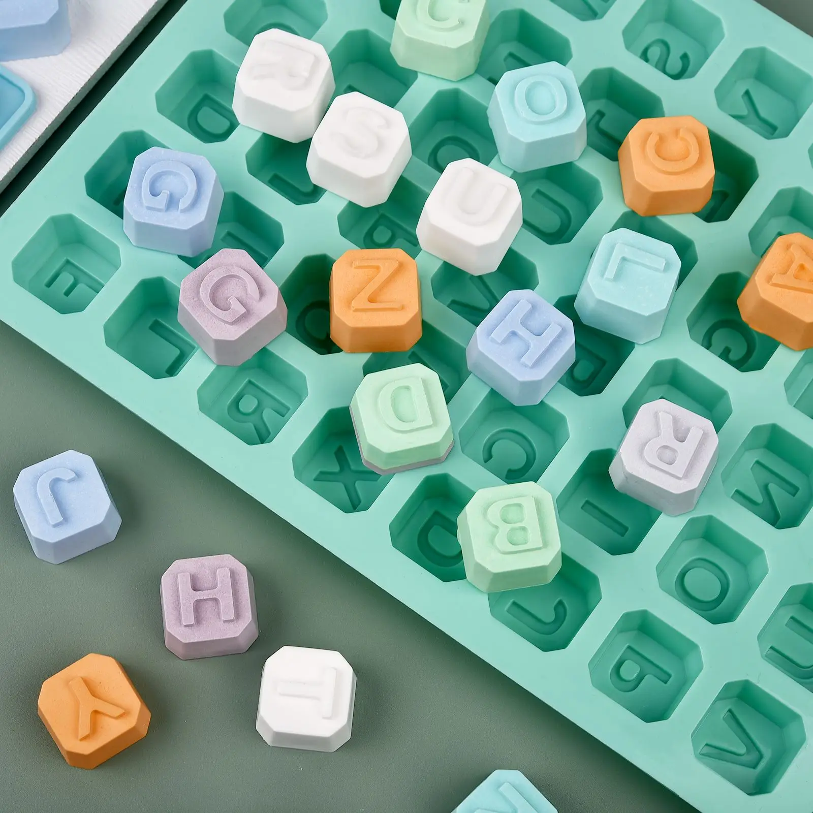 48 letras Enghish alfabeto let - Soap Making Guide reseña y precio